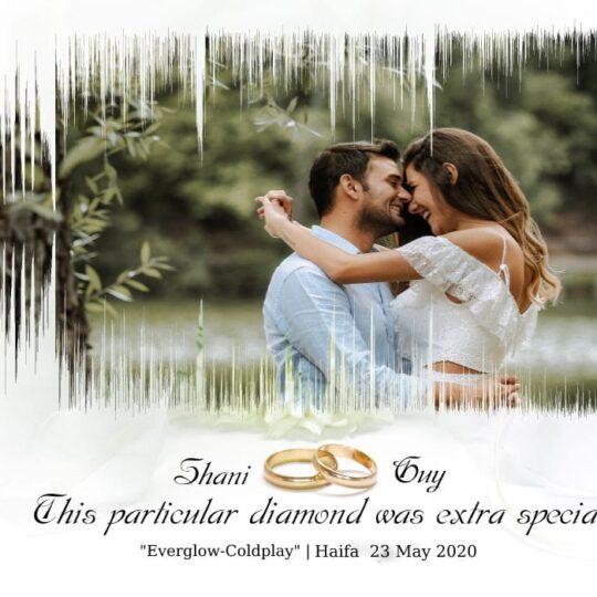 White Wedding -תמונה משולבת עם גל קול