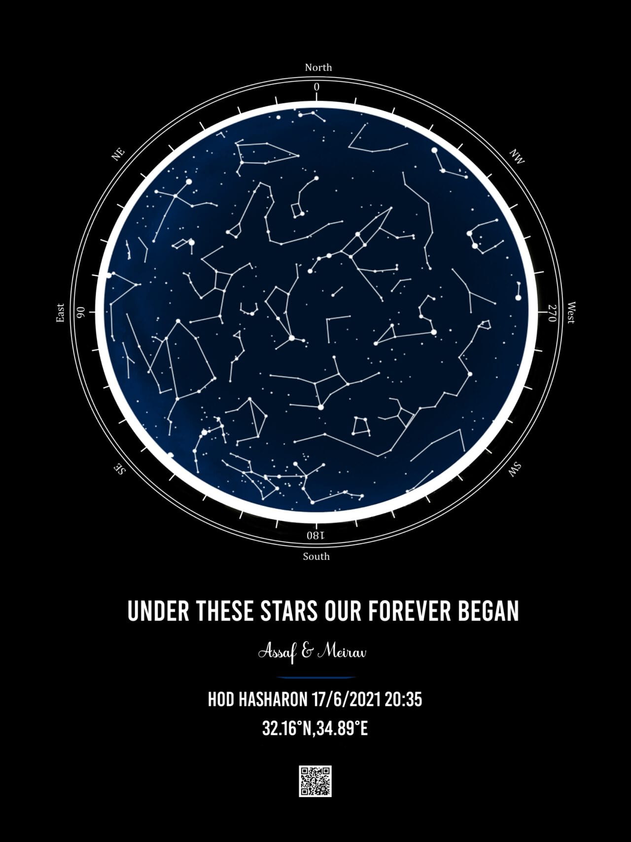 Navy Blue – Star Map